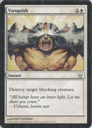 Magic the Gathering: Fifth Dawn (Base Set) card 20 Vanquish
