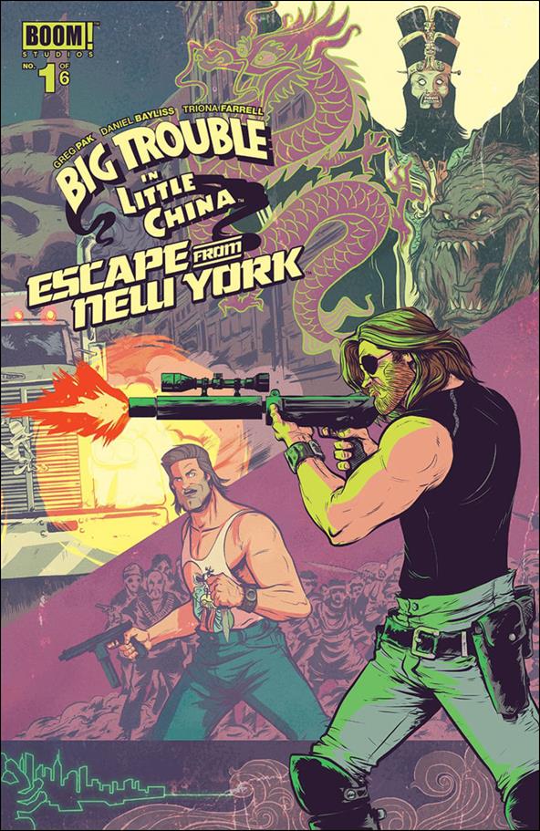 Big Trouble in Little China / Escape from New York issue 1-G Daniel Bayliss "Snake Plissken" Connecting Cover