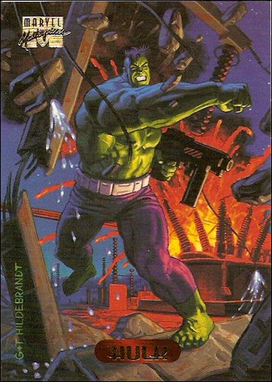 1994 Marvel Masterpieces (Base Set) card 50 Hulk