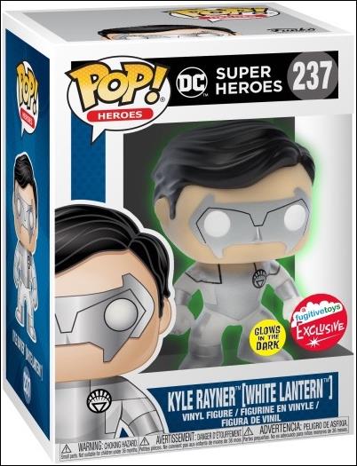 POP! Heroes figure 237-B Kyle Rayner (White Lantern) (Glow) Fugitive Toys