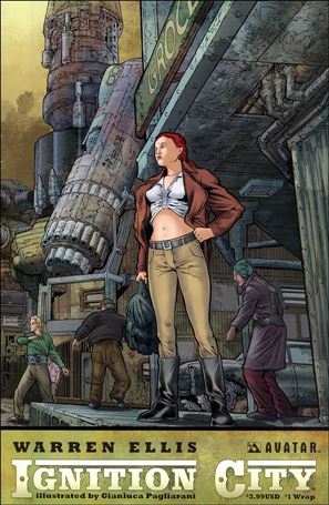 Warren Ellis' Ignition City issue 1-B Wraparound Cover