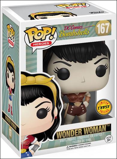 POP! Heroes figure 167-B Wonder Woman (Sepia) Chase