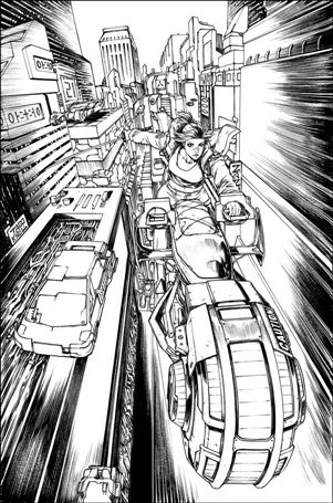 Blade Runner: Black Lotus issue 1-F Creees Lee 1:10 Black & White Virgin Cover