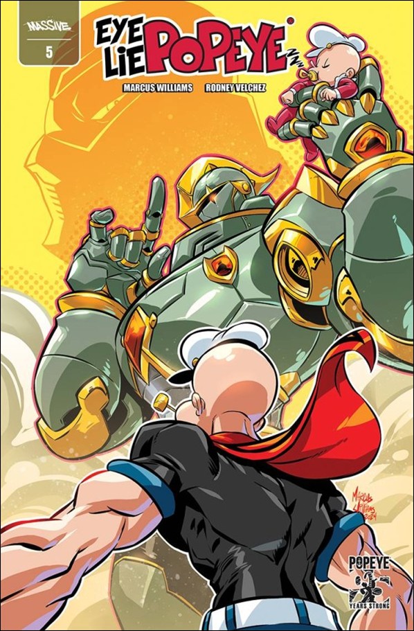 Eye Lie Popeye issue 5 Marcus Williams Cover