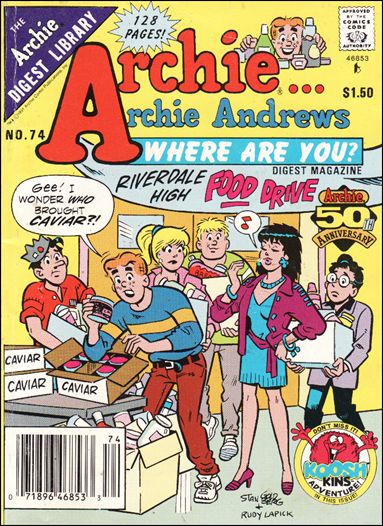 Archie…Archie Andrews, Where Are You Comics Digest Magazine issue 74