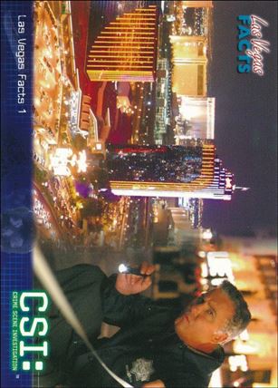 CSI: Crime Scene Investigation - Series Two (Base Set) card 49 Las Vegas Facts 1