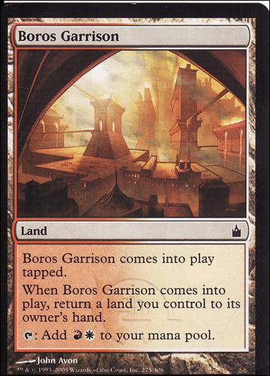 Magic the Gathering: Ravnica (Base Set)  card 275 Boros Garrison