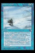 Magic the Gathering: Ice Age (Base Set) card 107 Winter's Chill