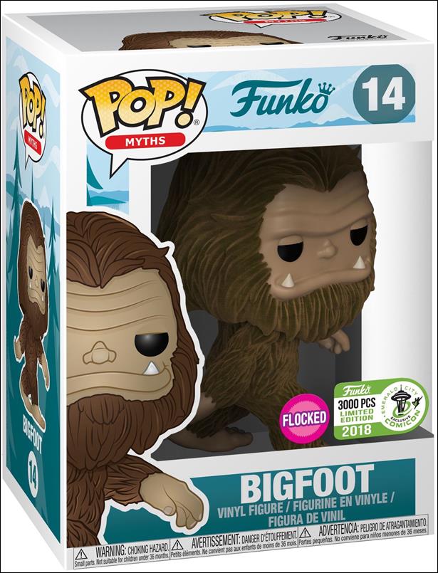 POP! Myths figure 14 Bigfoot (Flocked) ECCC 2018