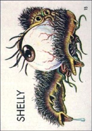 Ugly Stickers (1965) (Base Set) card 15-D Shelly
