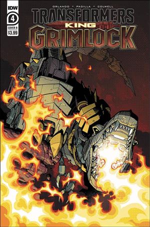 Transformers: King Grimlock issue 4-B Ilias Kyriazis Cover
