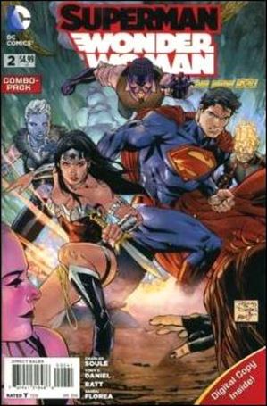 Superman/Wonder Woman issue 2-B Polybagged Tony Daniel Cover Combo Pack