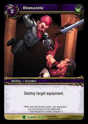 World of Warcraft: Heroes of Azeroth (Base Set) card 96 Dismantle
