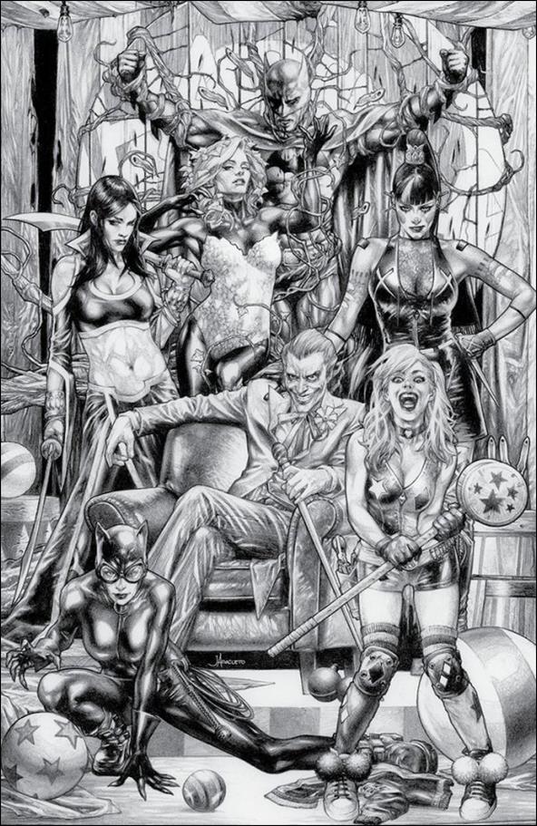 Detective Comics (1937) issue 1027-TJ Jay Anacleto Unknown Comics B&W Virgin Cover
