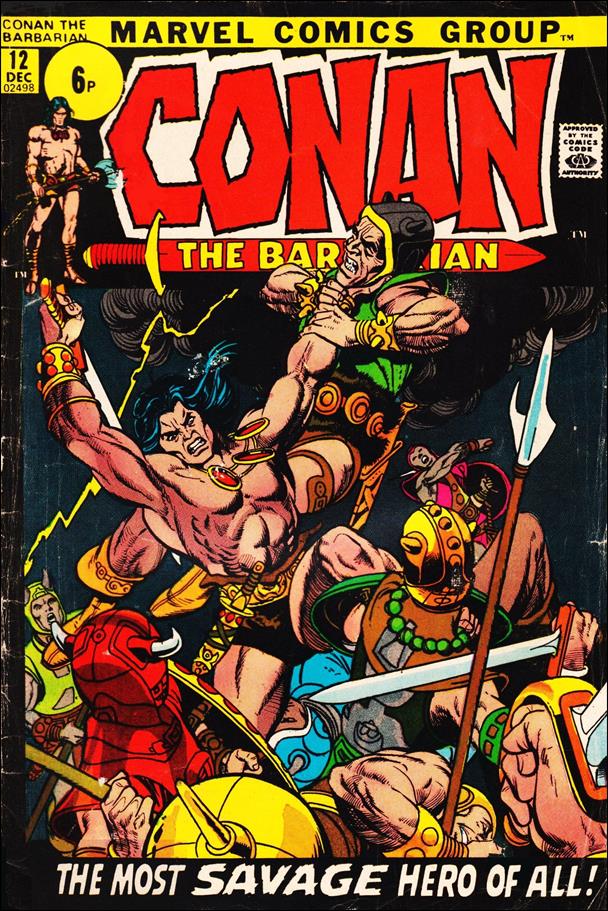 Conan the Barbarian (1970) issue 12-B UK Price Cover