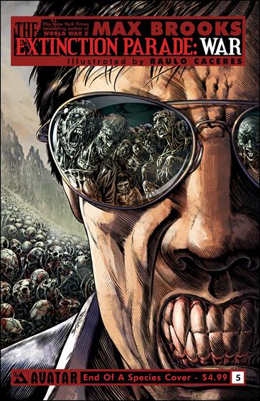 Extinction Parade: War issue 5-C End of Species Cover