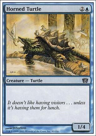 Magic the Gathering: 8th Edition (Base Set) card 83 Horned Turtle