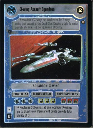 Star Wars: Reflections II: Expanding the Galaxy (Base Set) card 139 X-wing Assault Squadron