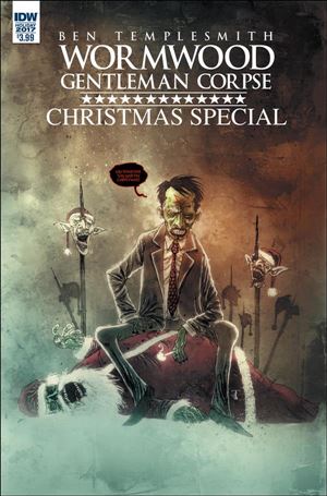 Wormwood Gentleman Corpse: Christmas Special issue 1-B Ben Templesmith Brown Background Cover   