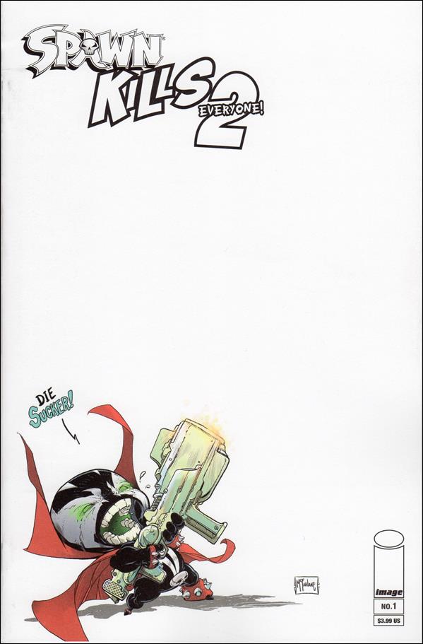 Spawn Kills Everyone! 2 issue 1-C Todd McFarlane Minimal Cover
