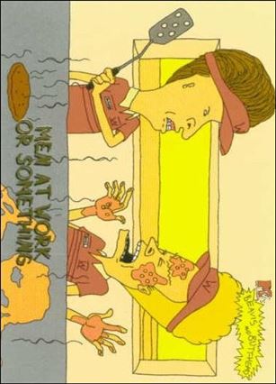 Beavis and Butt-Head (Base Set) card '6944' Men at Work or Something