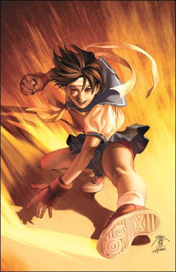 Street Fighter (2003) issue 8-C Jo Chen Power Foil Cover