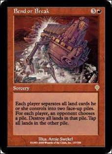 Magic the Gathering: Invasion (Base Set) card 137 Bend or Break