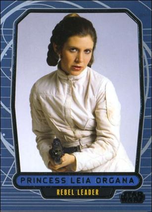 Star Wars Galactic Files (Base Set) card 125 Princess Leia Organa Rebel Leader