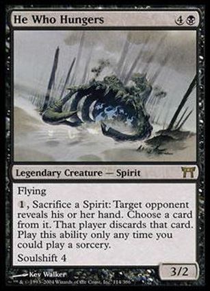 Magic the Gathering: Champions of Kamigawa (Base Set) card 114 He Who Hungers