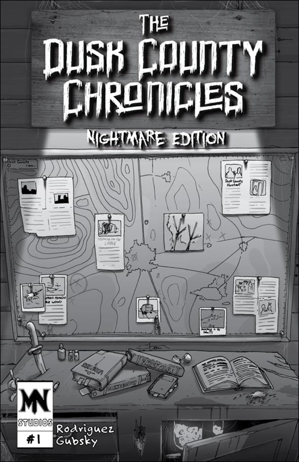 Dusk County Chronicles issue 1-E Roman Gubskii Black and White Nightmare Edition