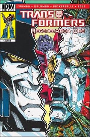 Transformers: Regeneration One issue 84-B Guido Guidi 1:5 Cover