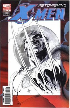 Astonishing X-Men (2004) issue 8-C DF Sketch Cover (Signed by Joe Quesada) 1/99