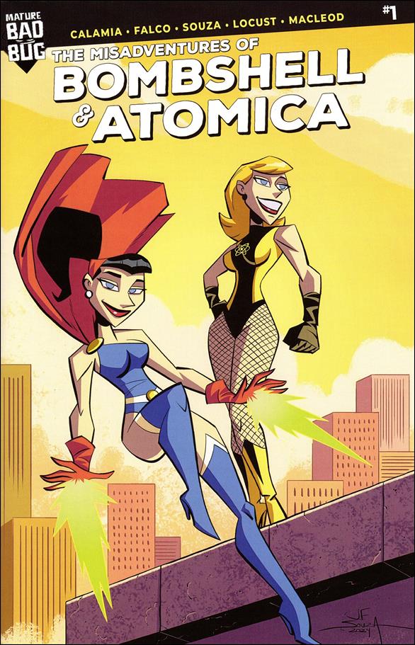 Misadventures of Bombshell and Atomica issue 1 Joel Souza Cover