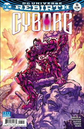 Cyborg (2016) issue 16-B Carlos D'Anda Cover