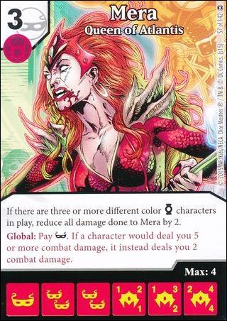 DC Comics Dice Masters War of Light card 57 Mera: Queen of Atlantis 