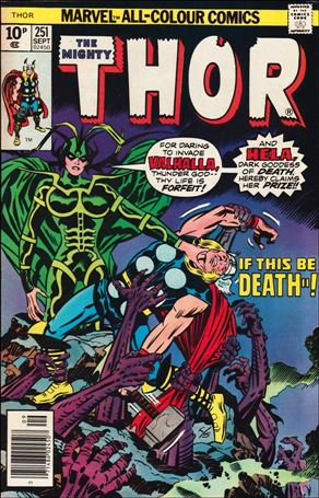 Thor (1966) issue 251-B UK Price Cover