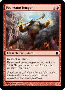 Magic the Gathering: Born of the Gods (Base Set) card 95 Fearsome Temper