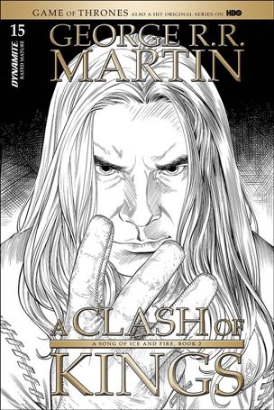 George R. R. Martin's a Clash of Kings (2017) issue 15-C Mike Miller 1:10 Black & White Cover