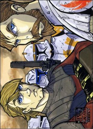 Star Wars Galaxy: Series 5 (Base Set) card 6 Battle For The Republic