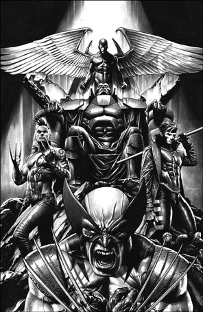 X of Swords: Creation issue 1-L Mico Suayan Unknown Comics Virgin B&W Cover