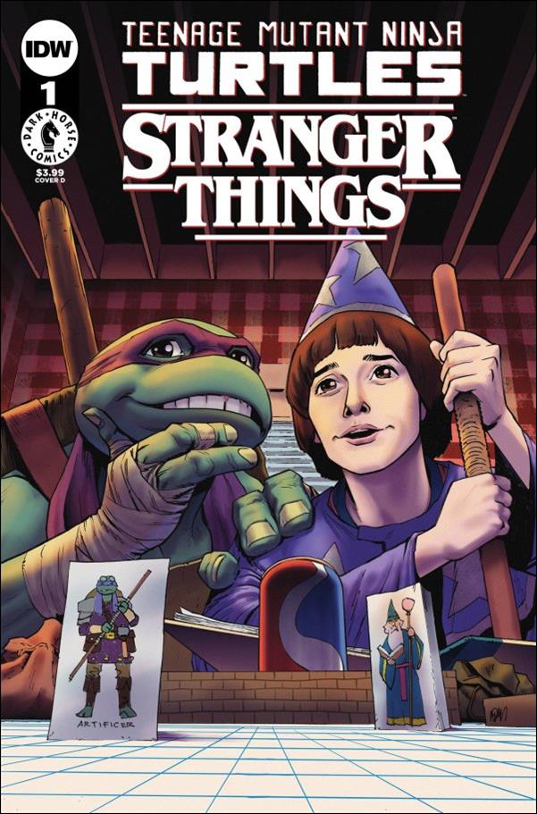 Teenage Mutant Ninja Turtles x Stranger Things issue 1-D Adam Gorham Cover