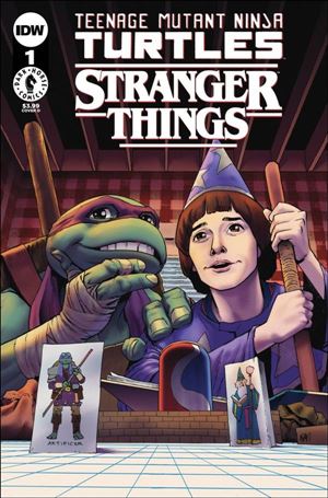 Teenage Mutant Ninja Turtles x Stranger Things issue 1-D Adam Gorham Cover