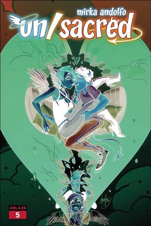 Un/Sacred (2020) issue 5-G Mirka Andolfo Broken Heart 1:30 Negative Cover