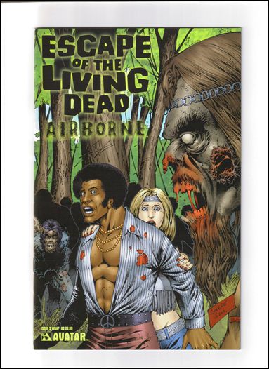Escape of the Living Dead: Airborne issue 3-D Wraparound Cover