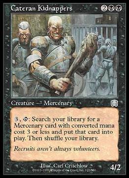 Magic the Gathering: Mercadian Masques (Base Set) card 122 Cateran Kidnappers