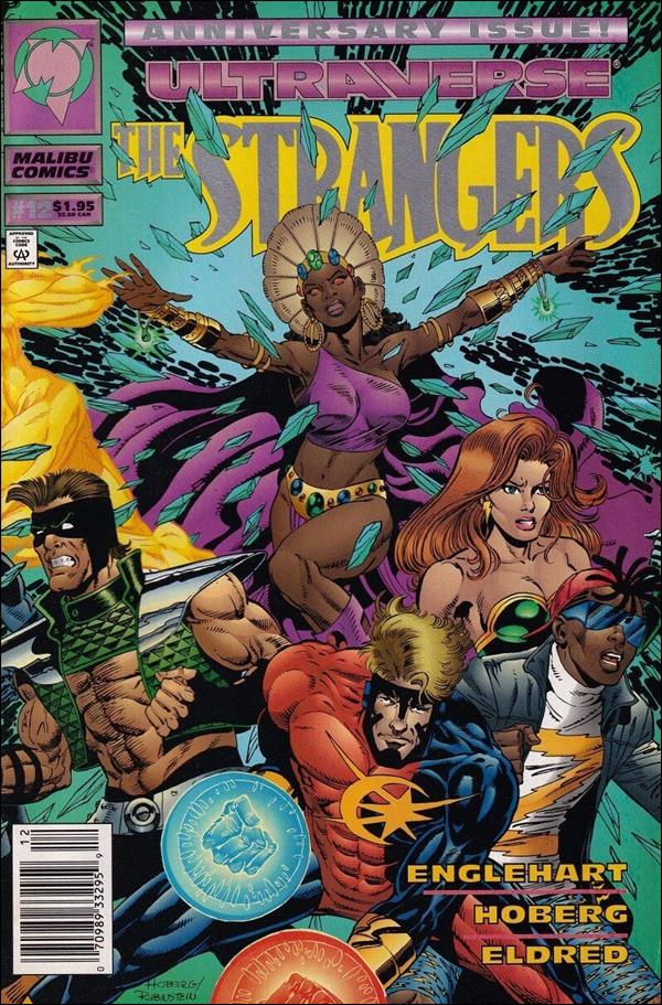 Strangers (1993) issue 12-B Newsstand / Wraparound Silver Ink Cover
