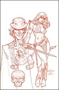Red Sonja: Death and the Devil issue 1-X Joseph Michael Linsner Red L.A. Virgin 1:11 Cover
