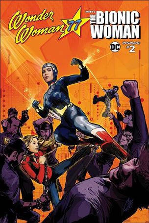Wonder Woman '77 Meets The Bionic Woman issue 2 Cat Staggs Cover