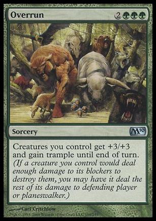 Magic the Gathering: 2010 Core Set (Base Set) card 198 Overrun