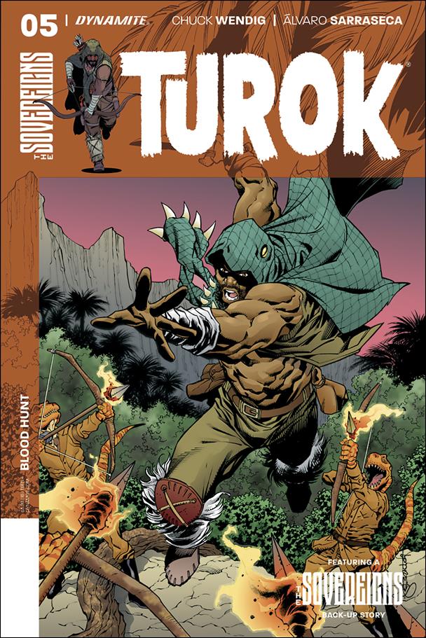 Turok (2017) issue 5 Aaron Lopresti Cover